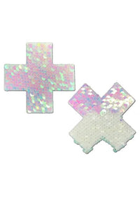 Sequin Cross Rave Pasties