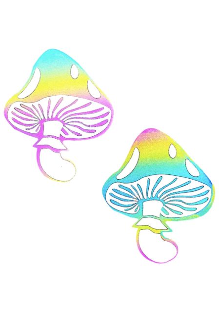 Rainbow Toadstool Rave Pasties