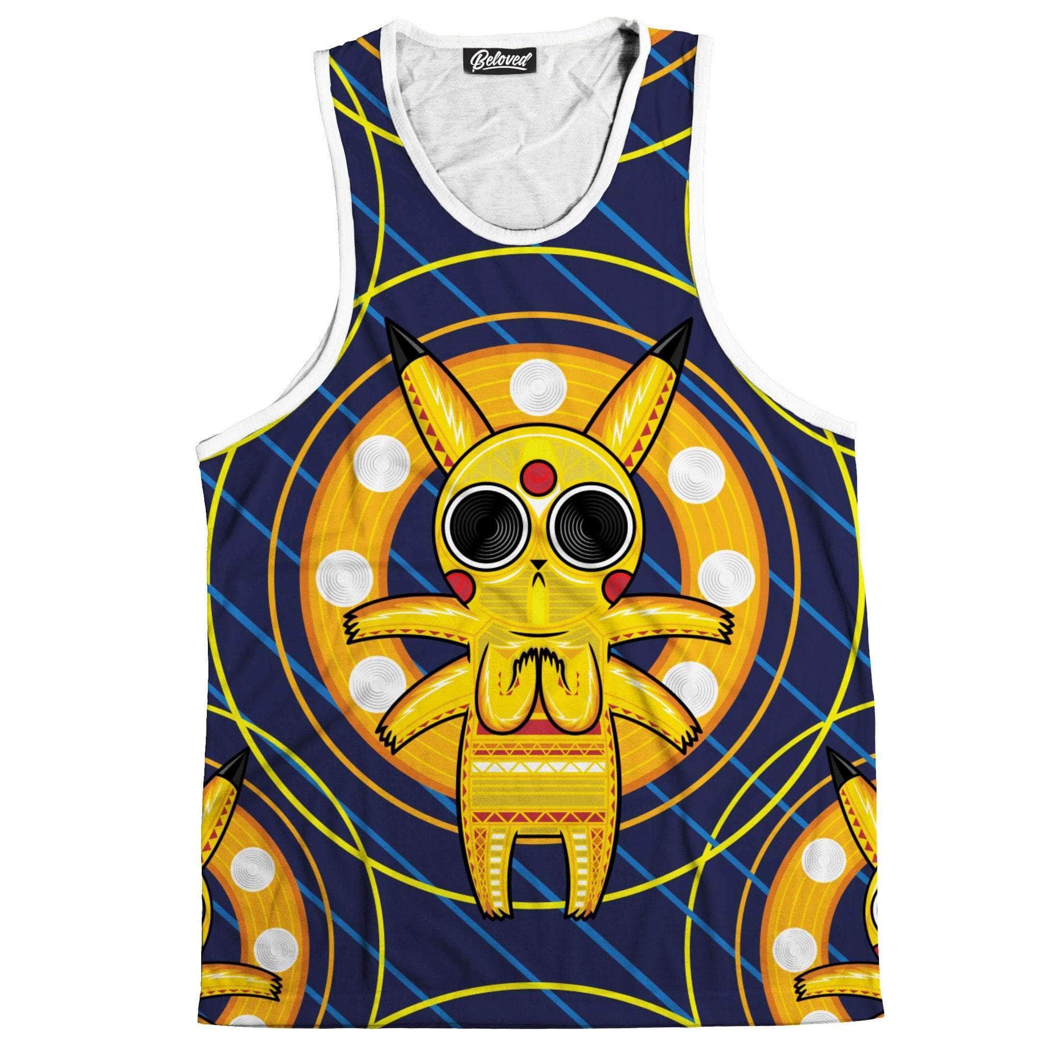 Acid Pikachu Tank | Rave Outfits For Guys | Mens Rave Clothing ...