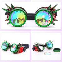 Spiked Watermelon Rave Goggles