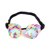 Rainbow Swirl Rave Goggles