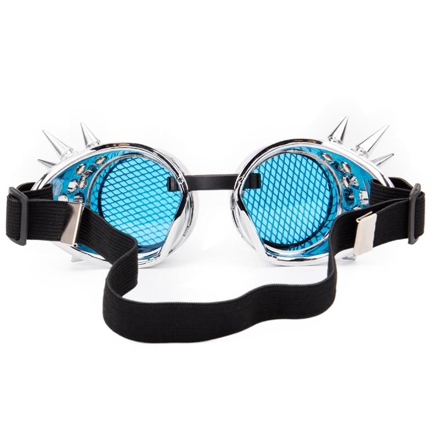 Spiked Diffraction Rave Goggles