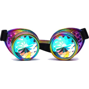 Purple Kaleidoscope Rave Goggles