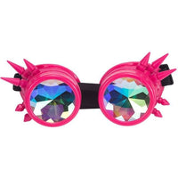 Spiked Pink Rave Goggles