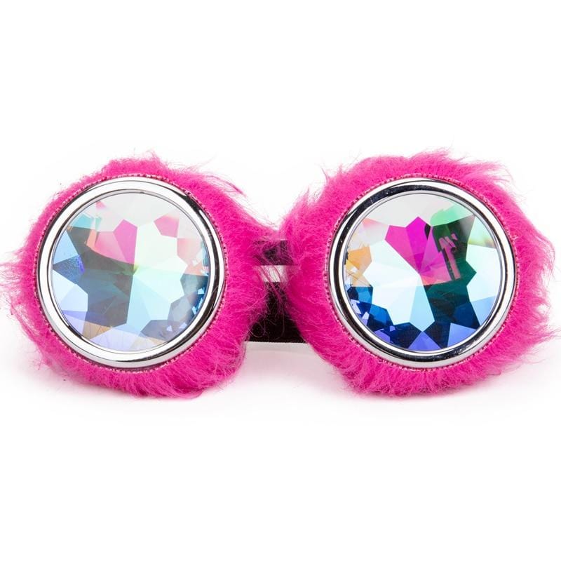 Fluffy Kaleidoscope Rave Goggles