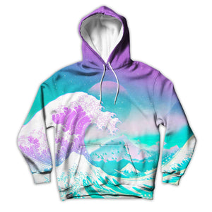 Purple Wave Hoodie